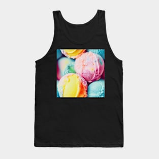 Watercolor ice cream pattern Tank Top